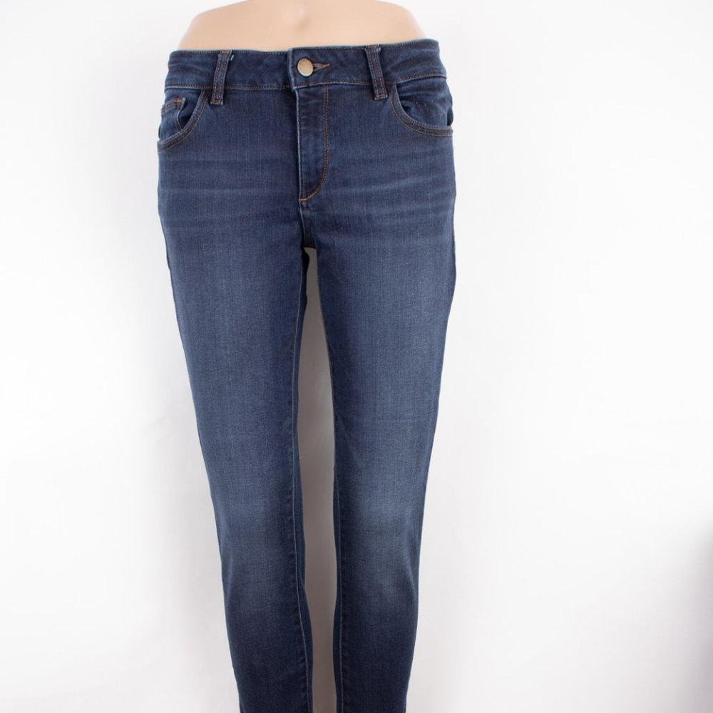 DL1961 Jeans Emma Low Rise Skinny 28 X 28 Women's Denim Jeans Dark Wash